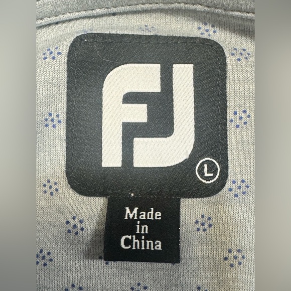 FJ FootJoy Golf Polo Warm Thick Shirt Mens Large Long Sleeve Athletic Golf - Picture 4 of 9